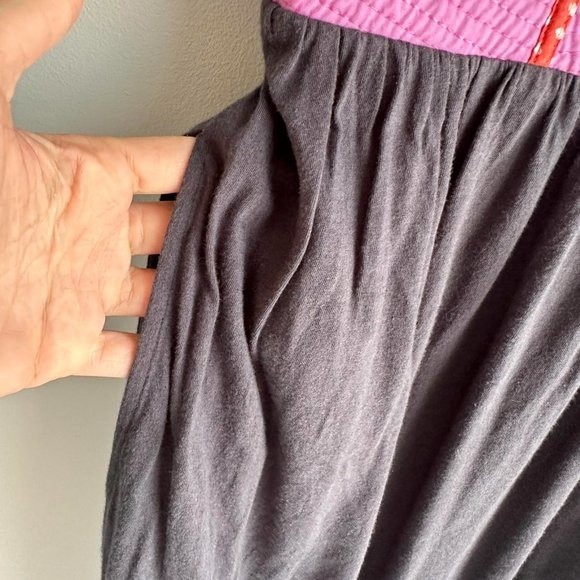 LILKA‎ Anthropologie Lavender& Gray Colorblock Trapunto Chemise Ladies Dress, XS - Picture 6 of 8